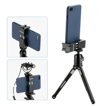 Ulanzi ST 02S Aluminum Phone Tripod Mount Rotate Vertical Horizontal Phone Holder Clamp w Cold Shoe