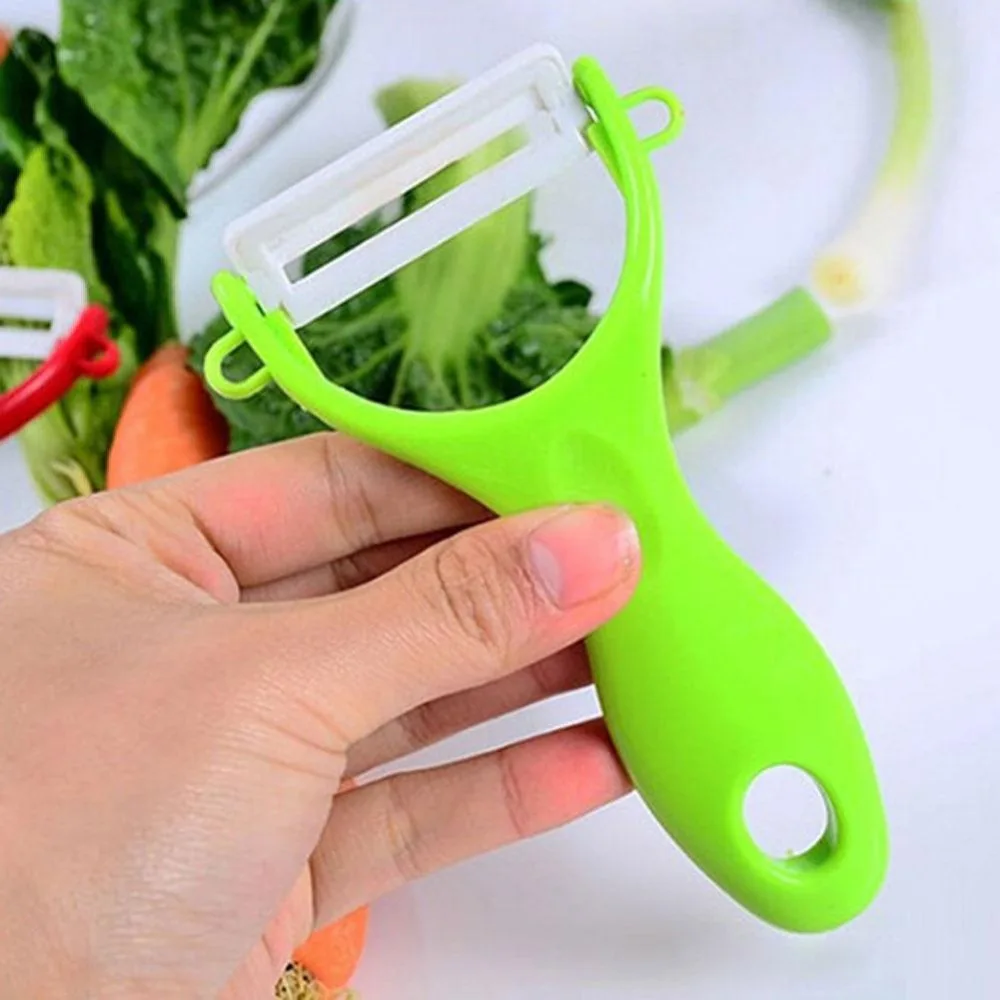 

Vegetable Fruit Peeler Knife Colorful Fruit Slices Vegetable Potato Apple Peeling Ceramic Peeler Tools Kitchen Helper