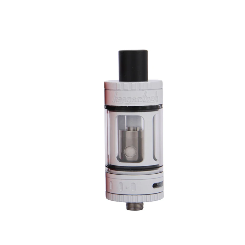 Kanger Toptank мини 4 мл топ-Заполненный клиромайзер распылитель Sub Ом бак Pyrex стекло Delrin капельного наконечника испаритель kangertech - Цвет: Белый