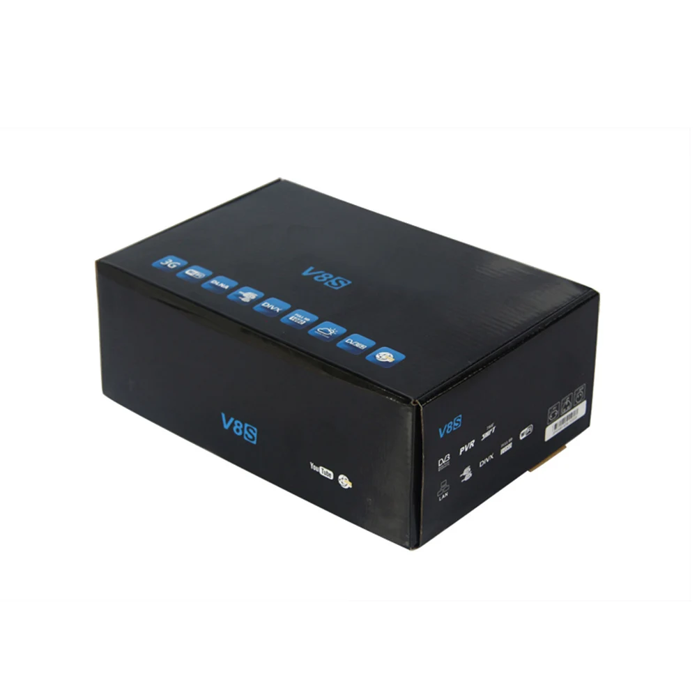 1 год Европа кабель сервер V8S спутниковый ресивер DVB S2 Full HD 1080 P V8s декодер MPEG 5 Bisskey