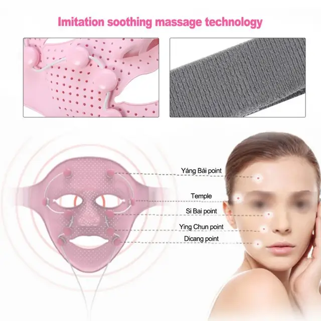 Electric Vibration Face Mask Massager Home Use Anti wrinkle