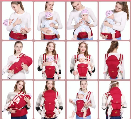 Эргономичный Baby Carrier дышащий Фронтальная для младенцев детский слинг рюкзак кенгуру слинг для новорожденных Для детей отличное качество