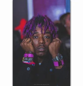 

Hot Lil Uzi Vert American Hip Hop Rap Music-Silk Art Poster Wall Sicker Decoration Gift