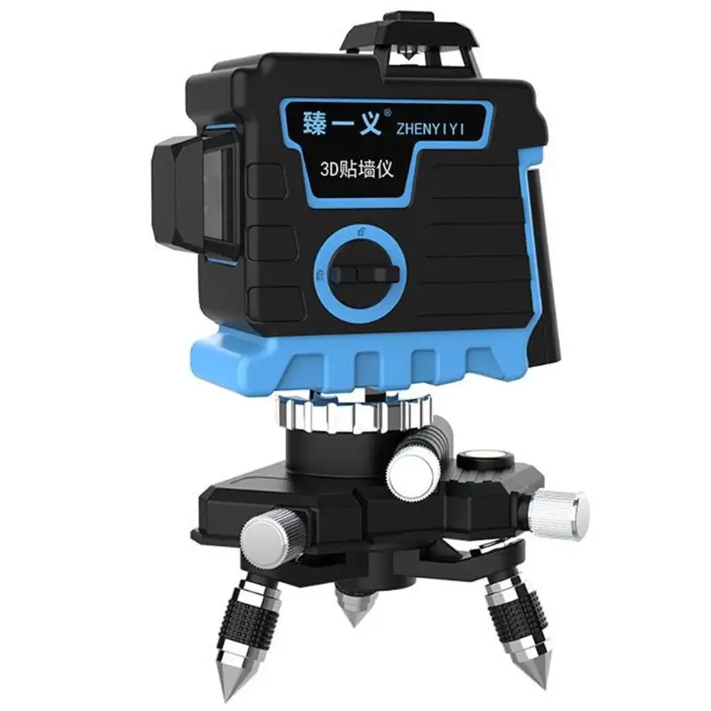 

12 Lines Horizontal/Cross 3D Wall-mounted Green Beam Laser Level Meter Self-leveling Instruments Optical Instruments
