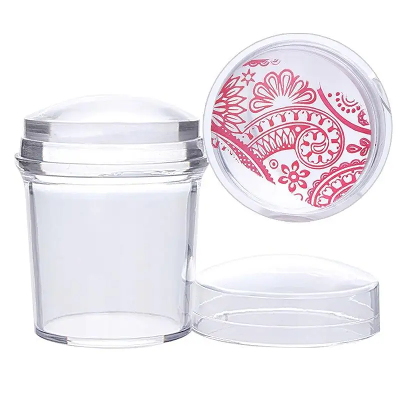 

Chunky Clear Jelly Transparent Soft Stamper Nail Art Stamping Tools