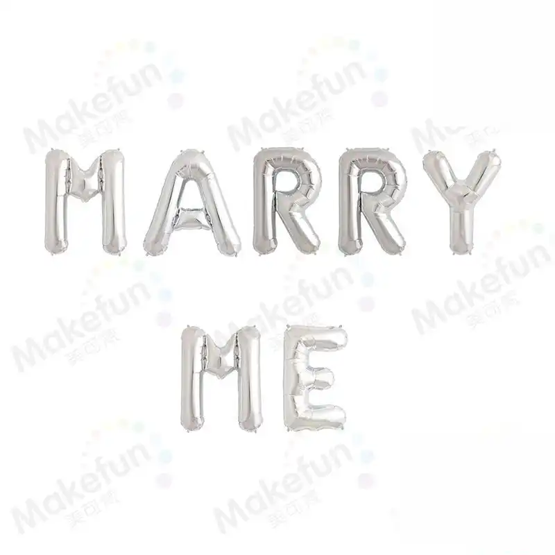 1 Ensemble Marie Moi Mariage Lettre Ballons Feuille D Aluminium Ballon Anniversaire Mariage Decoration Mariee Pour Etre Bebe Douche Fete Fournitures Aliexpress
