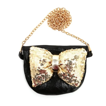 

Sell at a loss! Lovely Bowknot Girl Handbag Kid Shoulder Bag Mini Metal Chain Children Coin Purse Wallet Brand Small Portable
