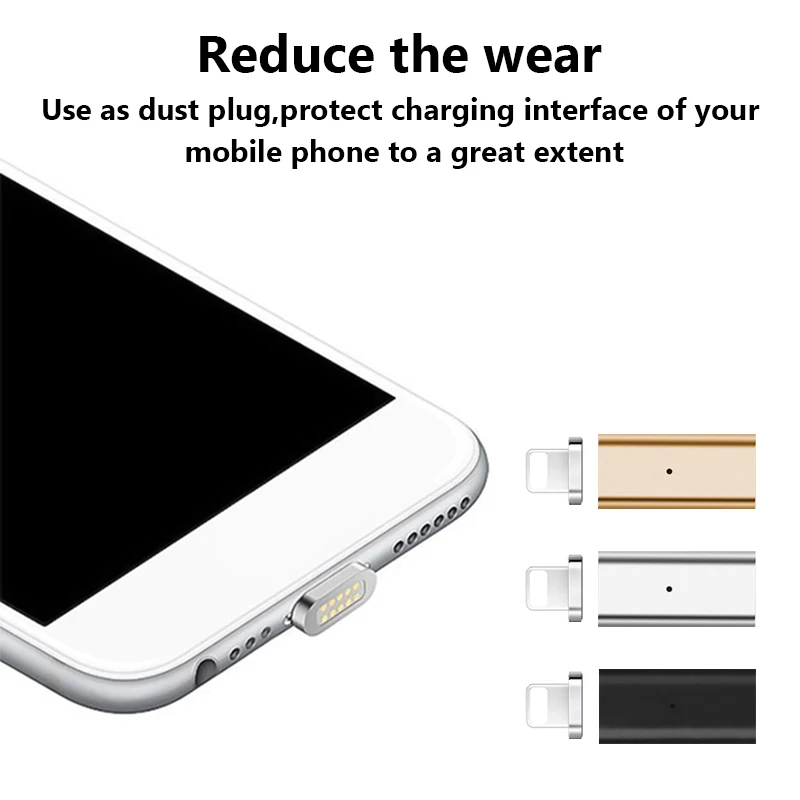Sindvor Магнитный зарядный кабель адаптер для Lightning зарядка автоматический адсорбционный Магнит кабель адаптер для Apple iPhone 6 6s 7 8