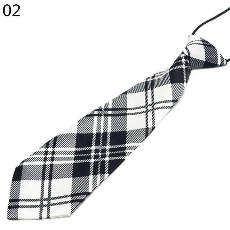 Fashion Boys Girls Kindergarten School Uniforms Children's Ties Striped Plaid Necktie