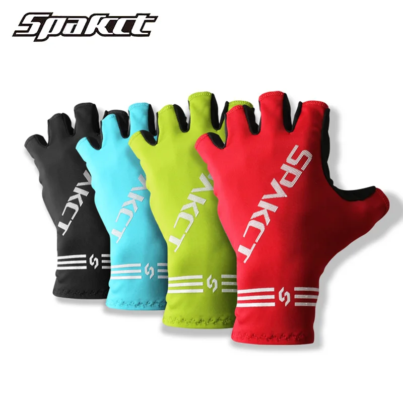 Spakct Bicycle Cycling Gloves Men Women Half Finger Gel Padded Road