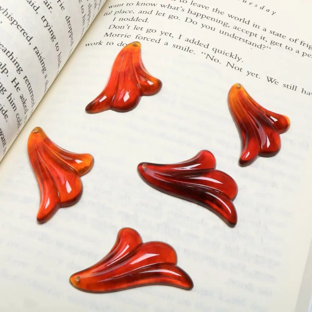 

New arrived 30pcs/lot color print cartoon flowers shape resin beads diy jewelry earring/garment/keychain pendant accessory