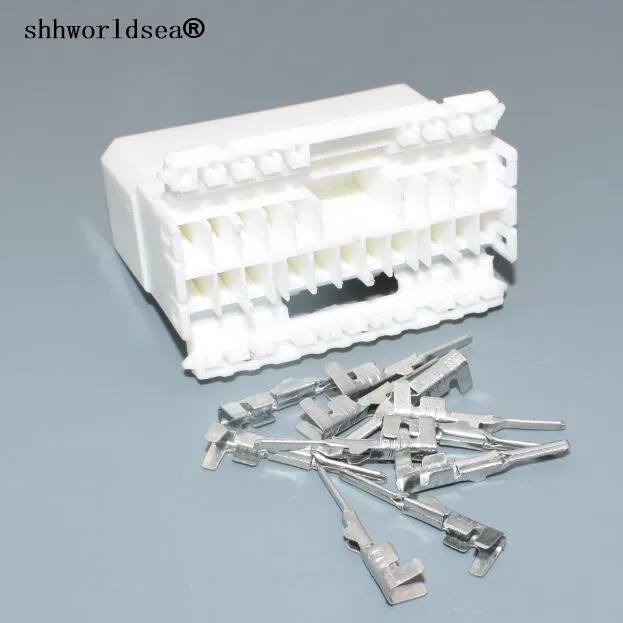 shhworldsea auto 1.8mm 20pin plastic electric cable plug automotive