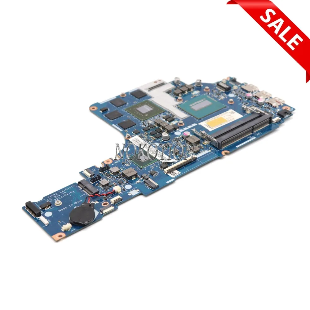 Материнская плата NOKOTION ZIVY2 для ноутбука lenovo ideapad LA B111P 17 3 SR1PX Geforce GTX860M 4G GDDR5