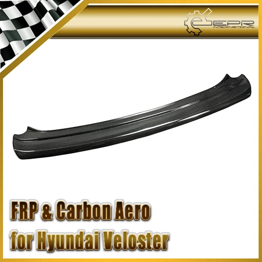 

Car-styling For Hyundai Veloster Carbon Fiber Rear Boot Trim Trunk Cover Lid (All Model) Glossy Fibre Finish Accessories Racing