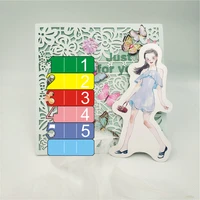 Folding Number New Design Metal Cutting Die Cut die DIY Bookmark Decoration Scrapbooking Album Paper DIY Craft Embossing Die Cut
