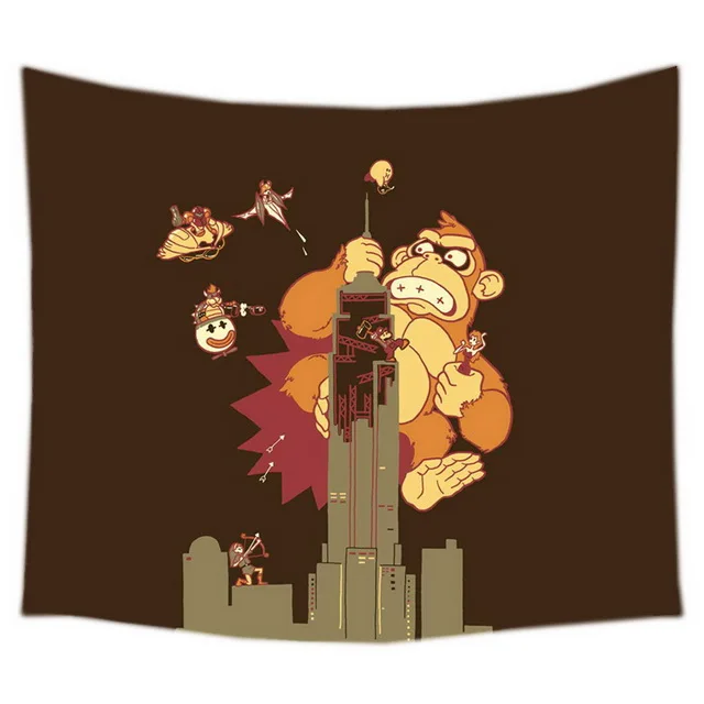 Buy Donkey Kong Wall Hanging Tapestry Bed Manta Yoga