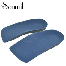 High Elastic Breathable Foam EVA Treatment of Diabetic Insole Orthotics Flat Feet Arch Support Health Care Insoles Heel Pads