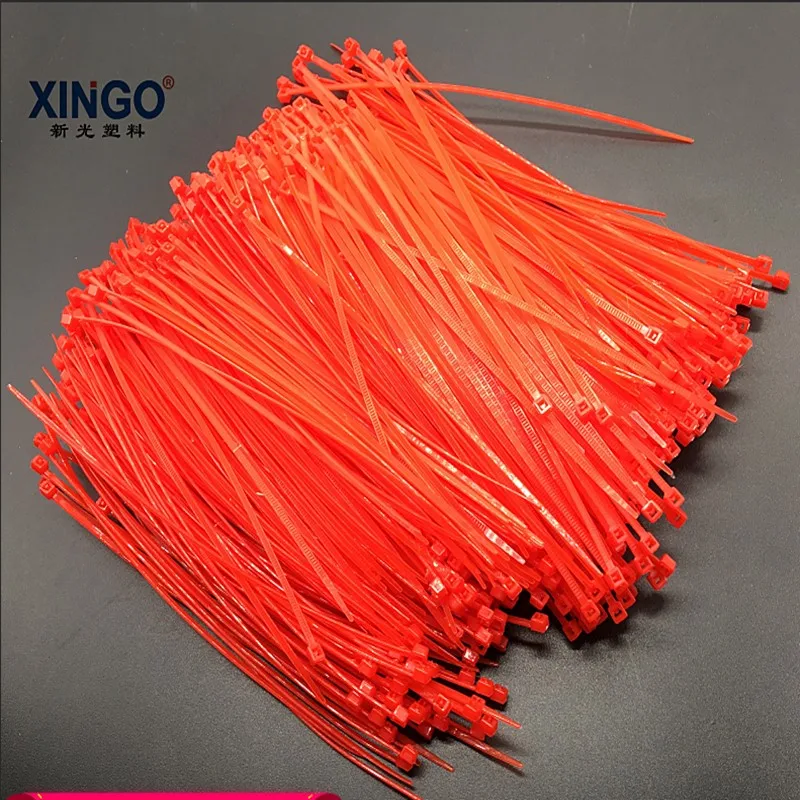 Xingo 150 мм самоблокирующиеся Нейлоновые кабельные стяжки 1000 шт цветные