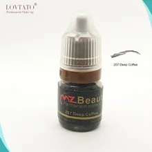 Профессиональные чернила татуировки постоянный макияж с микроволокном Микро Пигмент для бровей Профессиональные пигменты microblade глубокий кофе