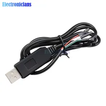 10 adet PL2303 PL2303HX USB UART TTL kablo modülü 4 p 4 pin RS232 dönüştürücü 100% kökenli