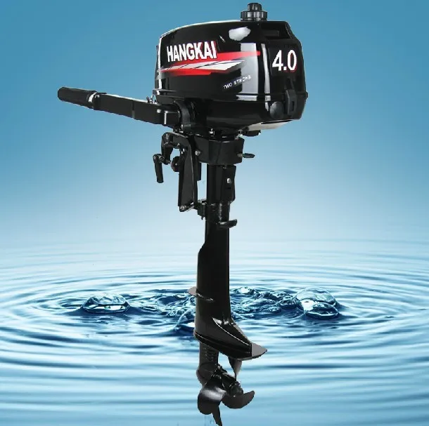 

2018 Whosale/Retails New Hangkai Small Marine 2 Stroke 4hp Short Shaft Outboard Boat Motors Water Cooled for Sale
