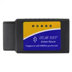 Новый ELM327 Bluetooth V1.5 OBD2 автомобилей диагностический сканер для Android v 1,5 ELM 327 Bluetooth адаптер OBD 2 читателя инструмент диагностики