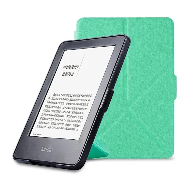 Умный чехол-Обложка для Amazon kindle Paperwhite 1 2 3 оригами pu кожаный чехол-подставка для чтения электронных книг kindle paperwhite 3 2 1