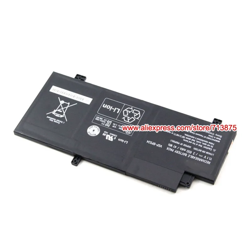 Натуральная VGP-BPS34 Батарея для sony Vaio SVF15AA1QM SVF15A16CGS VF15A1ACXB SVF15A1ACXS SVF15A1C5E