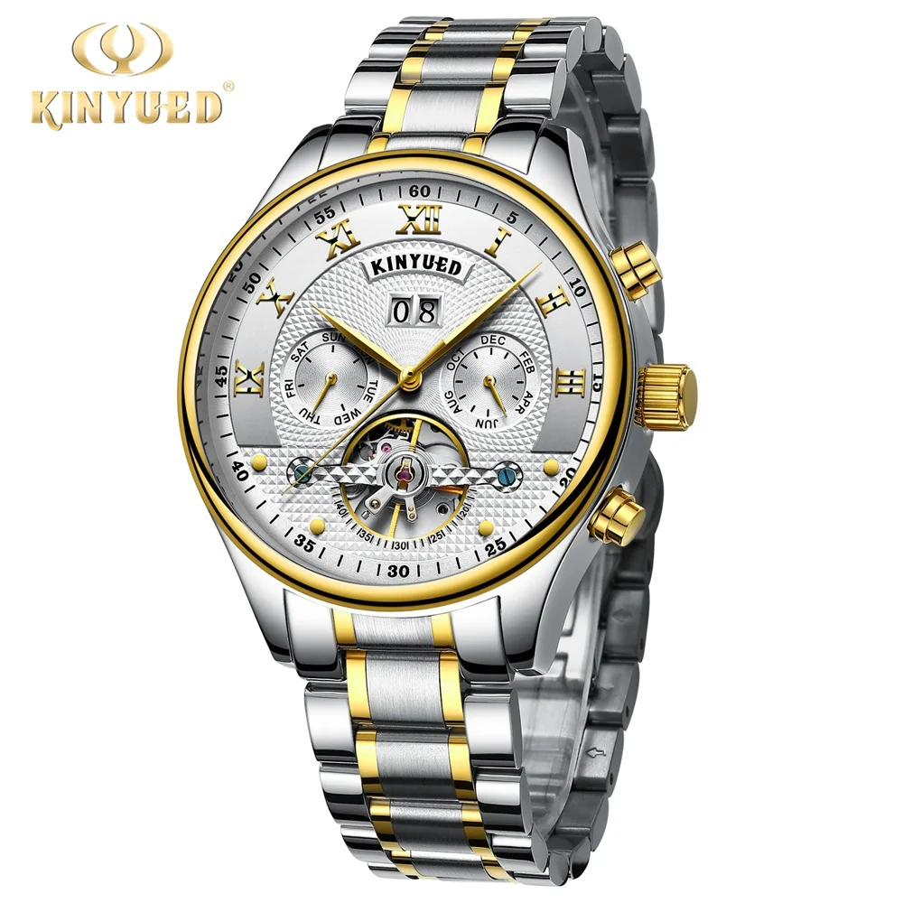 Kinyued New Number Sport Design Bezel Golden Watch Mens Watches Top Brand Luxury Montre Homme Clock Men Automatic Skeleton Watch Kinyued New Number Sport Design Bezel Golden Watch Mens Watches Top Brand Luxury Montre Homme Clock Men Automatic Skeleton Watch