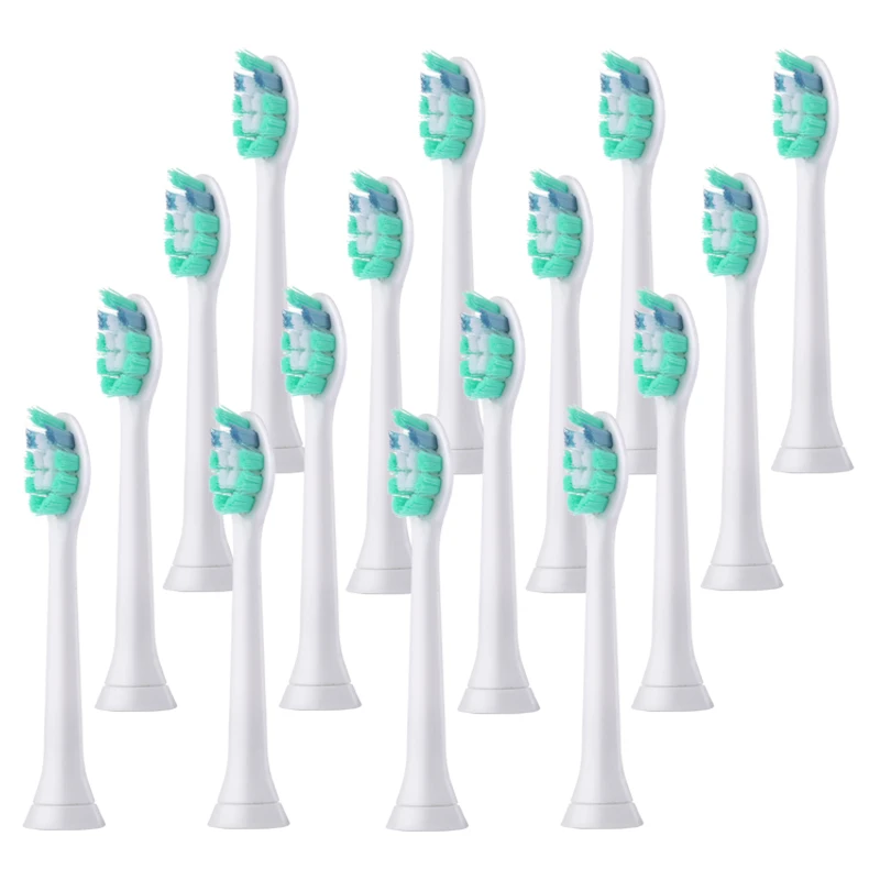 Pack of 16 Electric Toothbrush Replacement Heads for Philips Sonicare 2