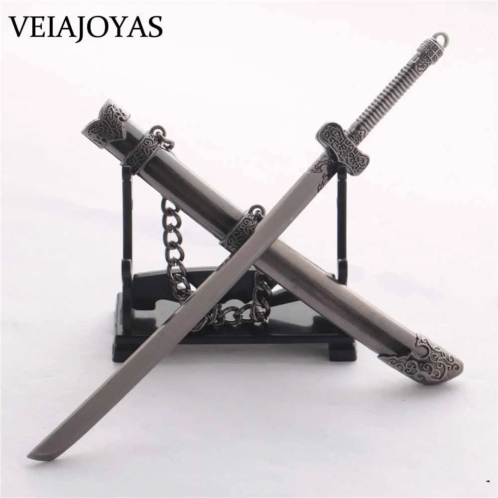 

Anime Time Raiders Key Chain High Quality Sword with Scabbard Key Rings Chaveiro Car Bag Keychain Charm Pendant Jewelry Souvenir
