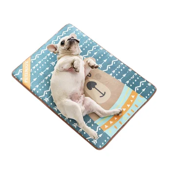 

Dog Sleeping Pad Printed Soft Summer Cooling Mat Cushion for Large Dog Cats HG99