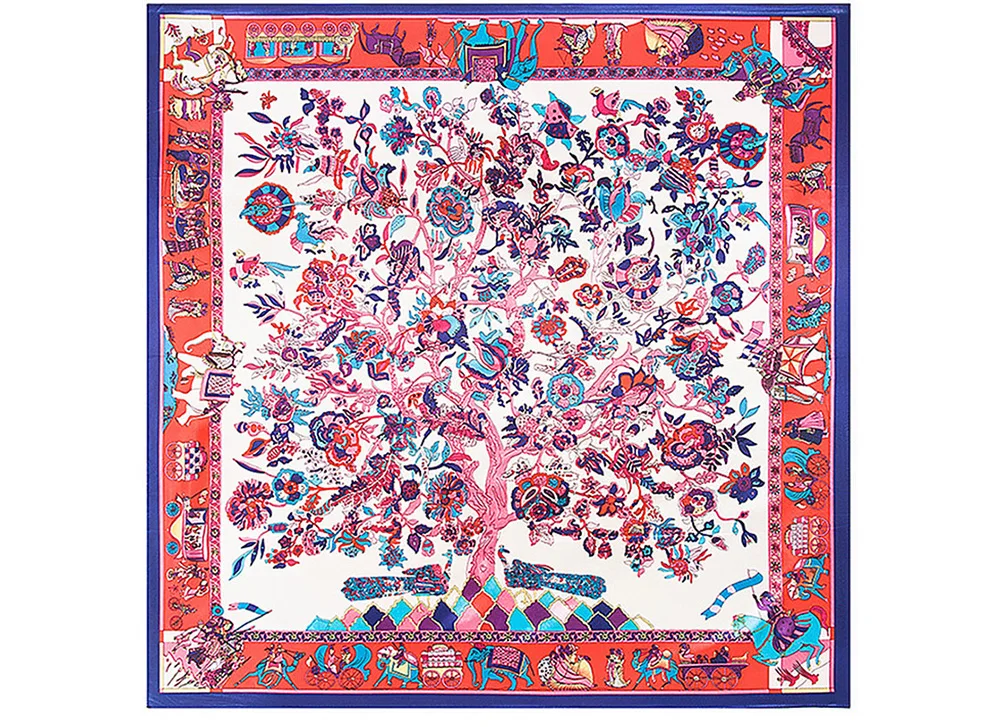 Floral Print Scarf (2)