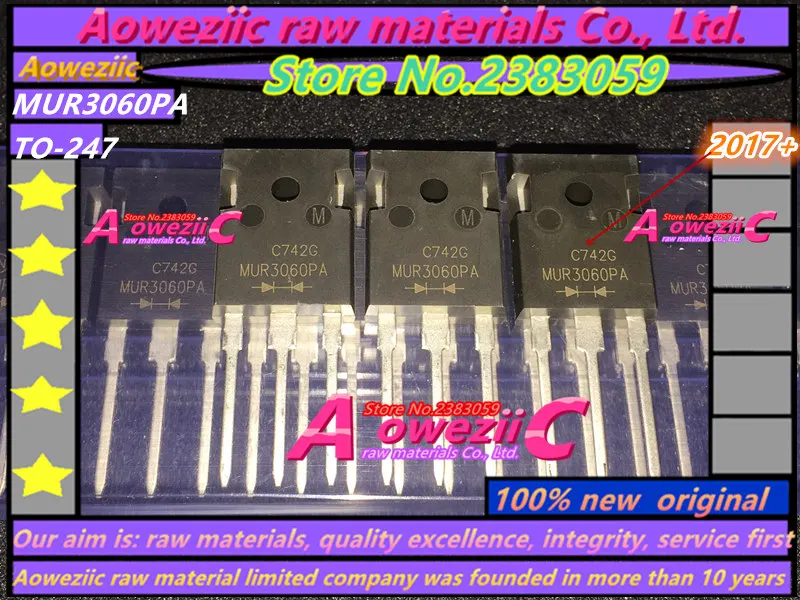 Aoweziic 100% new original MUR3060PA MUR3060 TO-247 Ultra Fast Recovery Diode 30A 600V | Электронные компоненты и