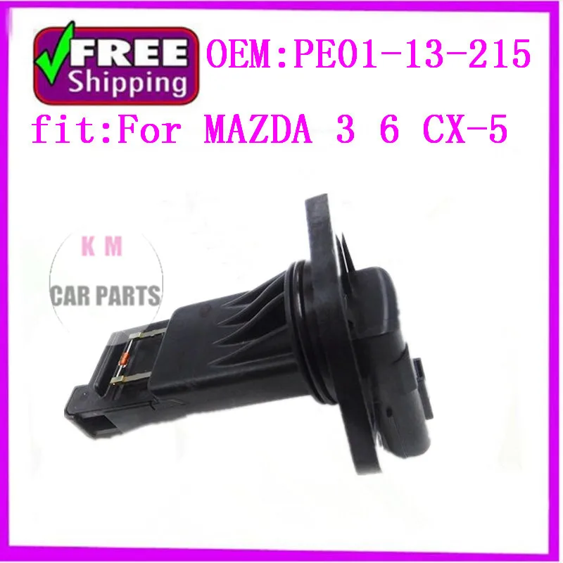new Air flow SENSOR MAF sensor PE0113215 PE01 13 215 E5T62271 For MAZDA ...