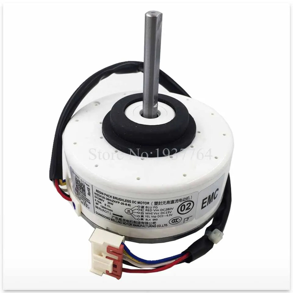 100 new for air conditioner motor WZDK20 38G 1 WZDK20 38G Fan motor