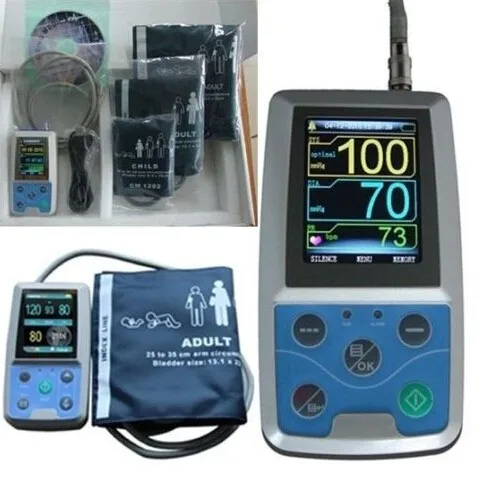 Горячие продажи предплечье монитора артериального давления Цифровой Сфигмоманометр ABPM50 автоматическая Амбулаторного Мониторинга