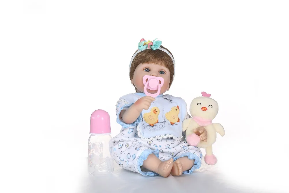 Кукла bebes reborn мягкая силиконовая кукла Bonecas Реалистичная со спальным мешком набор