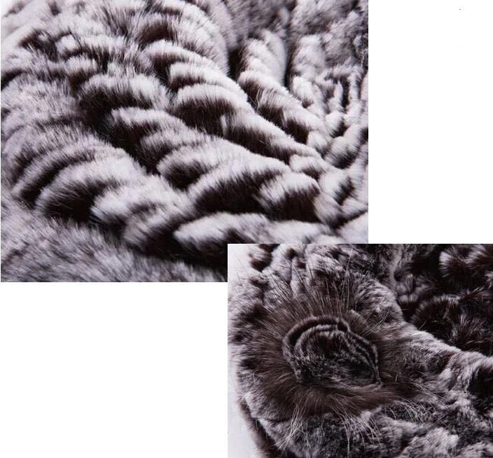 Russia Genuine Rex Rabbit Fur Beanies Hats Women's Winter Hat Warm Casual Female Knitted Natural Fur Hat Caps  (27)