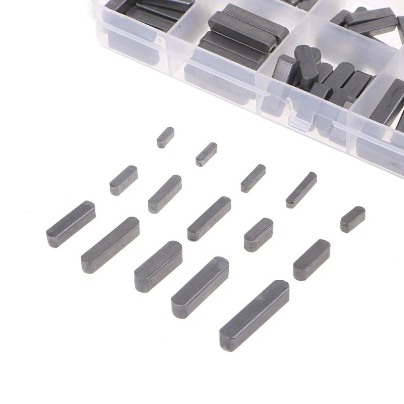 iFCOW 140pcs Round Ended Feather Key Parallel Drive Shaft Keys Set 8mm 10mm 12mm 16mm 20mm 25mm 30mm iFCOW 140pcs Round Ended Feather Key Parallel Drive Shaft Keys Set 8mm 10mm 12mm 16mm 20mm 25mm 30mm