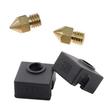 2pcs Portable Heater Socks Block Silicone Insulation Cover With Nozzles For Creality CR-10/Ender 3 3D Printer Parts Supplies 2pcs Portable Heater Socks Block Silicone Insulation Cover With Nozzles For Creality CR-10/Ender 3 3D Printer Parts Supplies