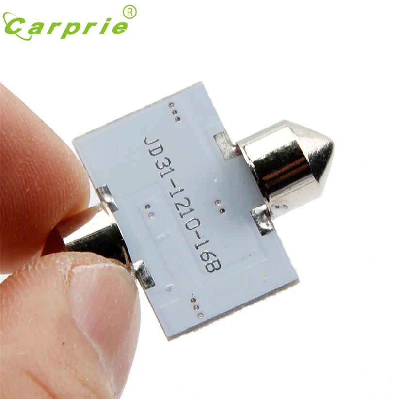 Автомобильный Стайлинг 2 x белые светодиодные лампы 16 SMD 31 мм 5050 DE3175 подсветка