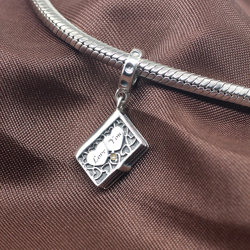 

Fit Authentic European Bracelets Charms double love heart Beads 925 Sterling Silver Pendant DIY Jewelry making for women gifts