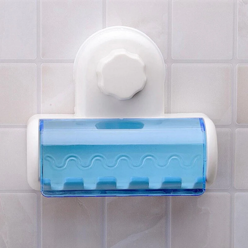 

1pc Dust Proof Toothbrush Holder Wall Mounted Teeth Brushes Holder Home Bathroom Tooth Brush Holders