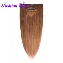 Накладные человеческие волосы на заколках бразильский парик из натуральных волос remy 120 г, 7 шт. в комплекте, бразильские волосы на заколках для наращивания волос