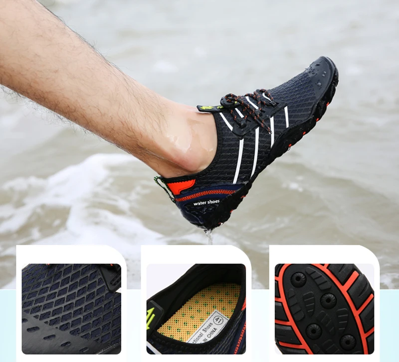 Sapatos de natação