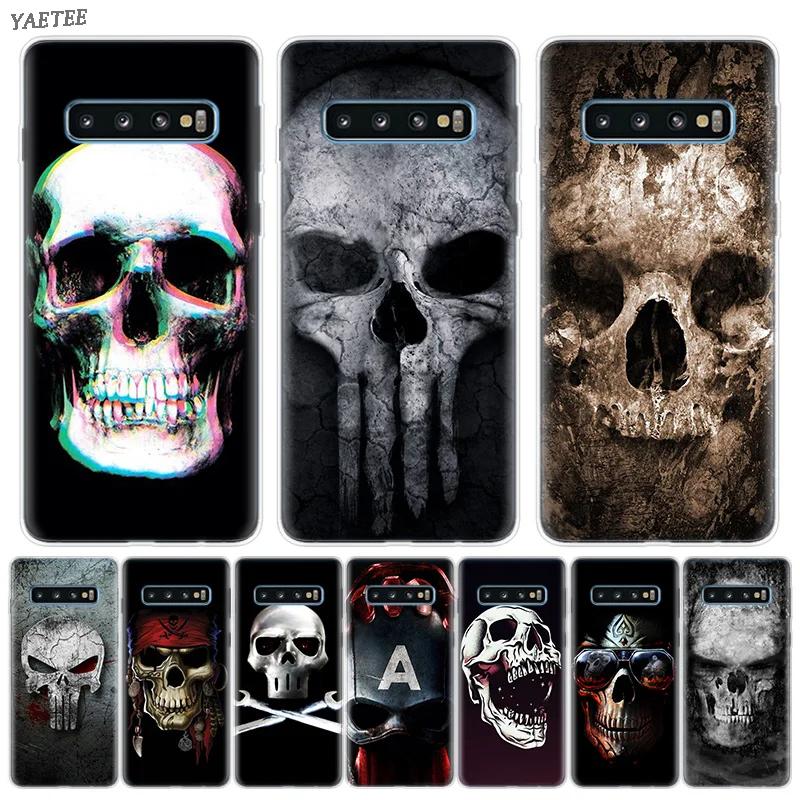 

Super Cute Skull Frosted Fundas Case For Samsung Galaxy S10 Plus M30 A50 A30 A70 A40 A40S M20 M10 A10 A20 A60 A80 A90 A20E Cover