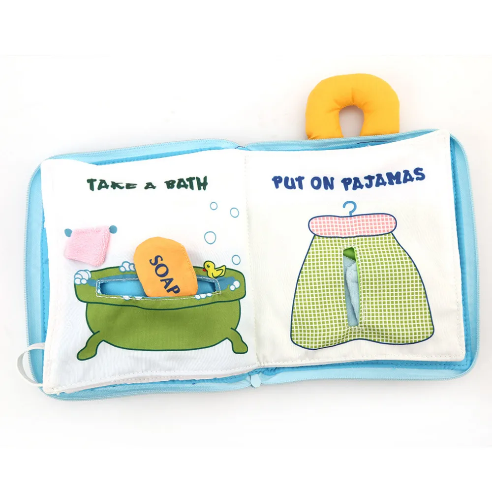 Baby Toy Soft Cloth Books Baby toddlers Infant Educational Toy for Kid Children Toys 0-36 month 2 Patterns sensory Book rustle