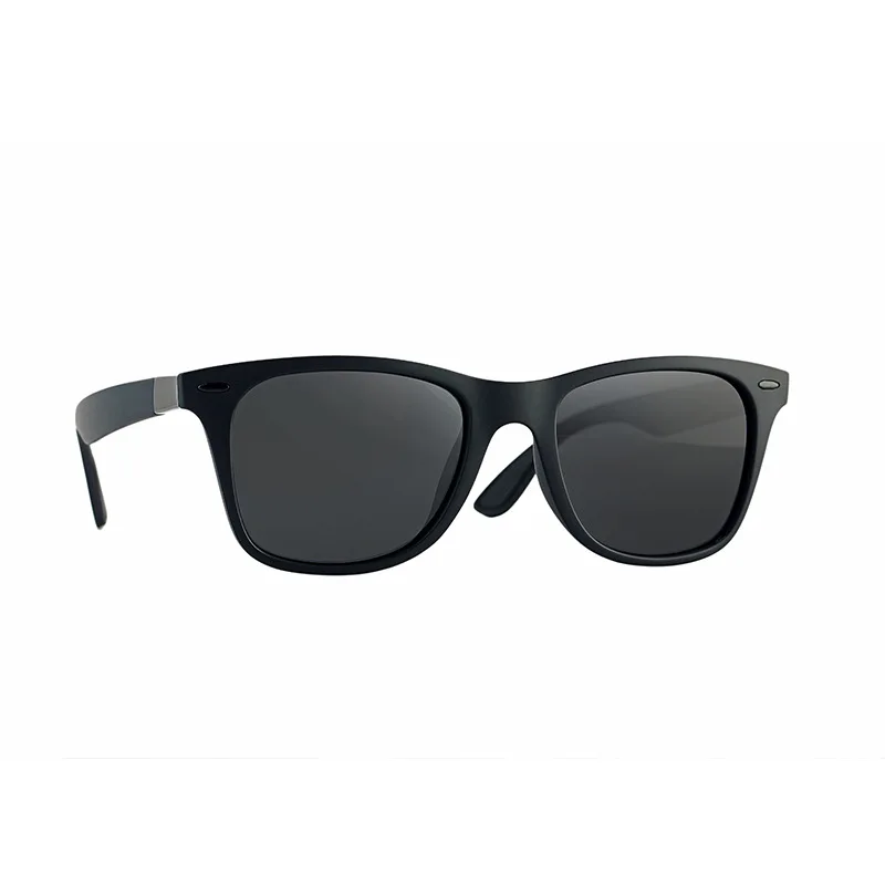 Iboode, квадратные солнцезащитные очки для мужчин и женщин, поляризованные солнцезащитные очки, мужские очки, модные очки для вождения, солнцезащитные очки, UV400, Gafas De Sol - Цвет линз: Black