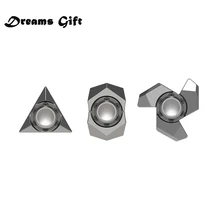 3/комплект DIY Спиннеры ручной Spinner палец Tri-Spinner Металлический матовый черный EDC палец-Spinner handspinner figet spiner игрушка спинер скиннер спиннер спинеры для рук SL537